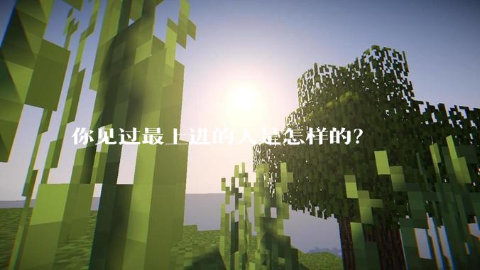 你见过最上进的人是怎样的？