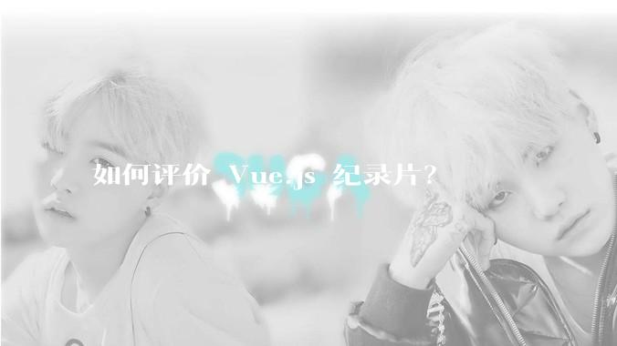如何评价 Vue.js 纪录片？